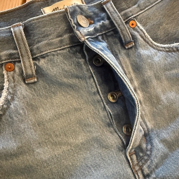 Madewell Relaxed Denim Shorts, Women’s Size 29, Distressed, High Waist - Picture 7 of 10